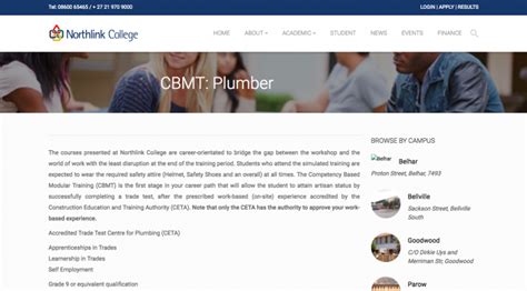 CBMT: Plumber .